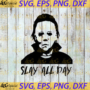 Slay All Day Svg, Funny Halloween Svg, Fall Svg, Halloween Svg, Hocus Pocus Svg, Cricut File, Svg