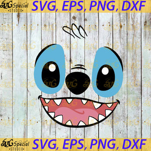 Blue Face Svg, Cartoon Svg, Cricut File, Clipart, Svg, Png, Eps, Dxf