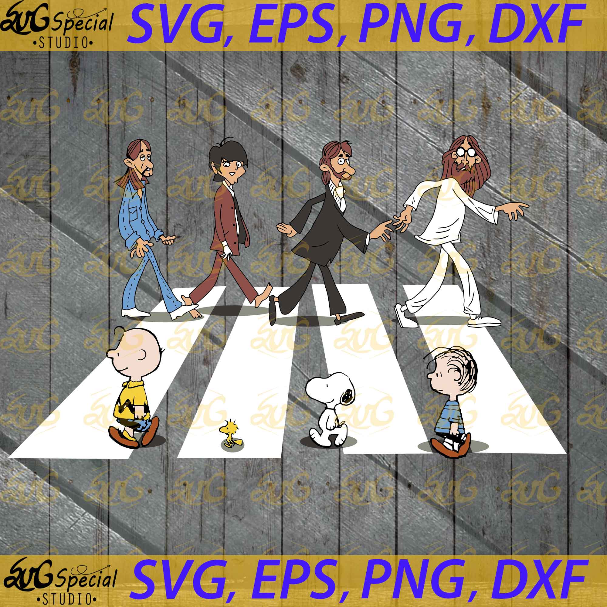 The beatles SVG, Snoopy The Beatles SVG, Music