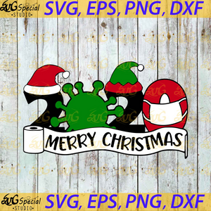 2020 Merry Christmas Svg, Quarantined Svg, Cricut File, Clip Art, Christmas Svg, Funny Merry Christmas Svg, Png, Eps, Dxf