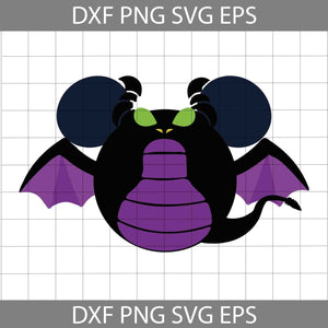 Dragon Mickey Mouse Ears svg, Maleficent Svg, Disney Svg, Cricut File, Clipart, Svg, Png, Eps, Dxf