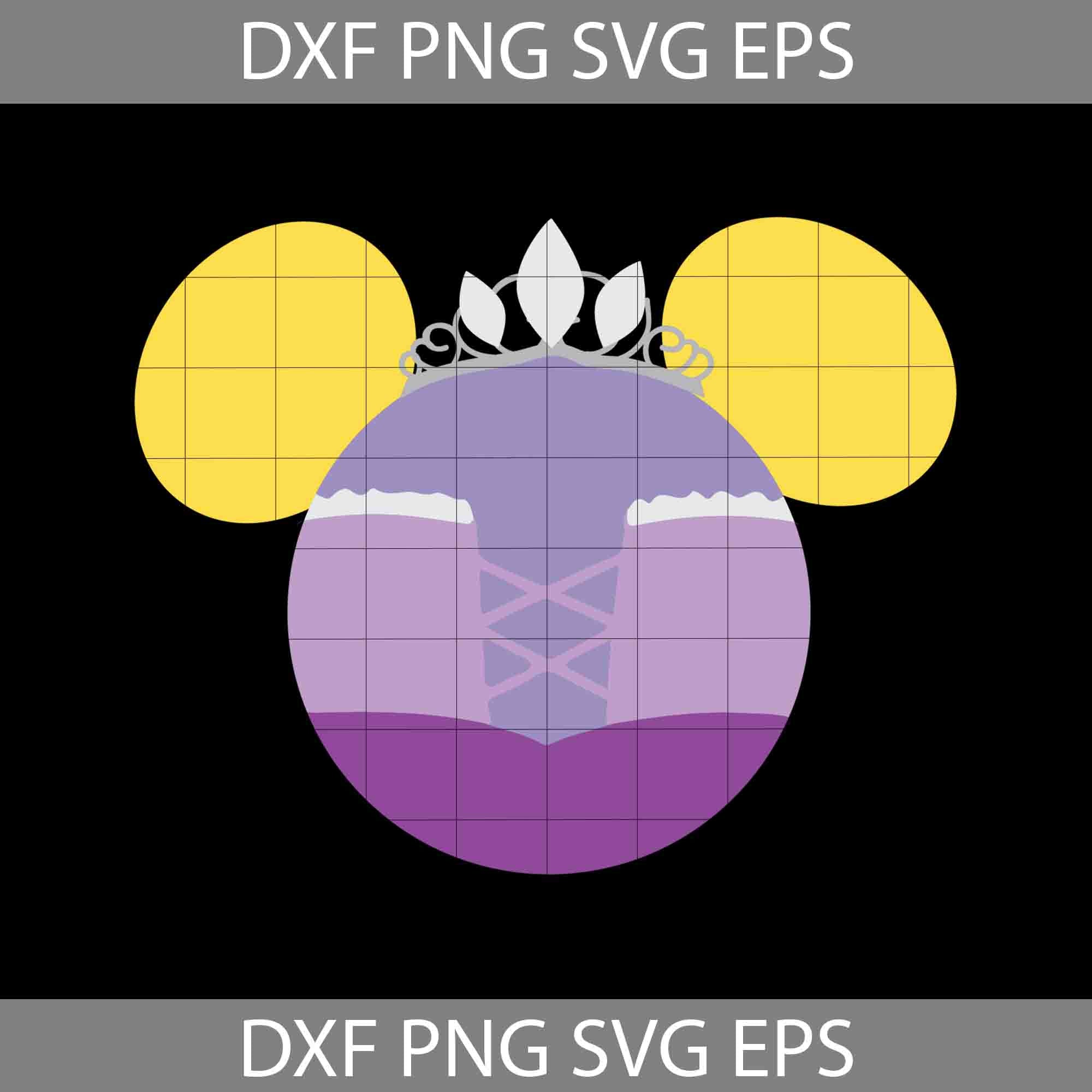 Minnie Disney Princess Head SVG, Disney princess svg, disney png