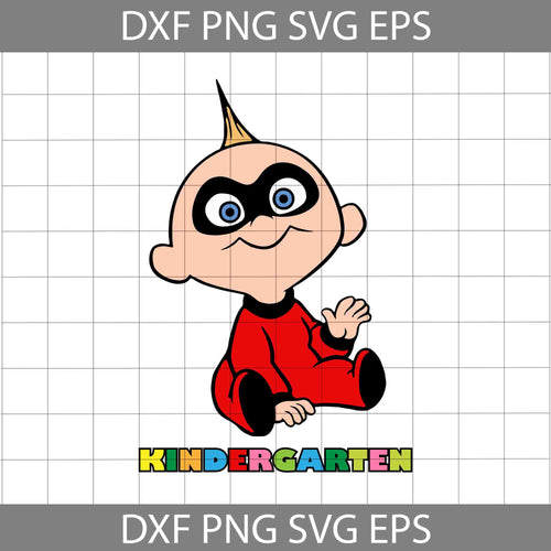 Hello Kindergarten Svg, The Incredibles Svg, Back To School Svg, Cricut File, Clipart, Svg, Png, Eps, Dxf