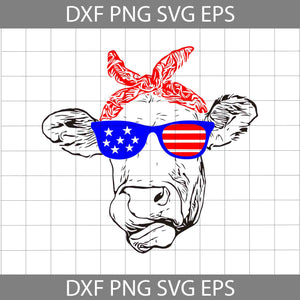 Cow with bandana and glasses svg, America military car helmet svg, 4th of July Svg, america day svg, Independence Day svg, cricut file, clipart, svg, png, eps, dxf