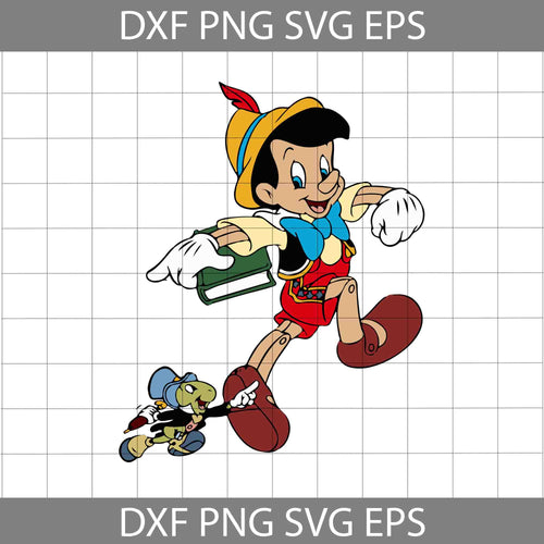 Pinocchio Back To School Svg, Back To School Svg, Cricut File, Clipart, Svg, Png, Eps, Dxf