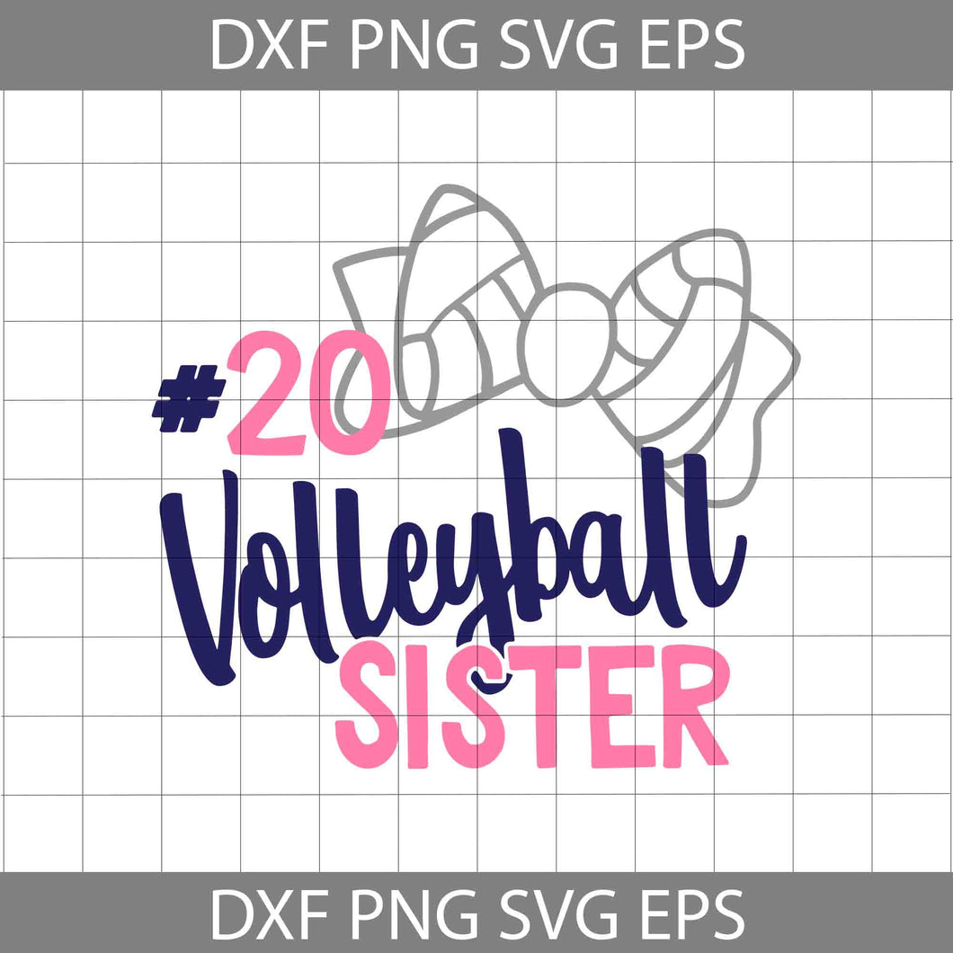 Volleyball Sister svg, volleyball Svg, sport svg, Cricut file, clipart, svg, png, eps, dxf