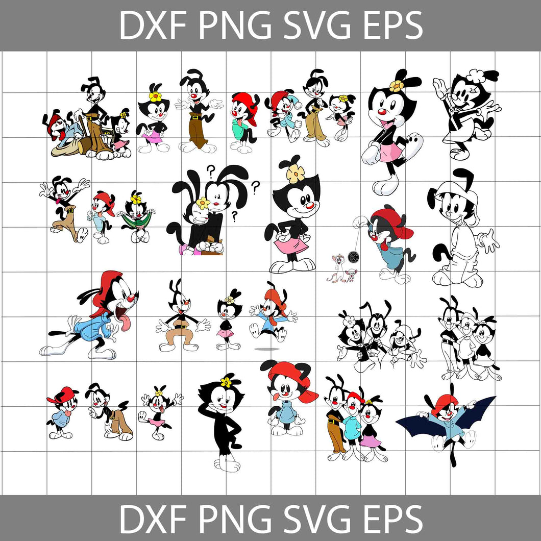 Animaniacs SVg, Bundle, Cricut File, Clipart, Cartoon Svg, Png, Eps, Dxf