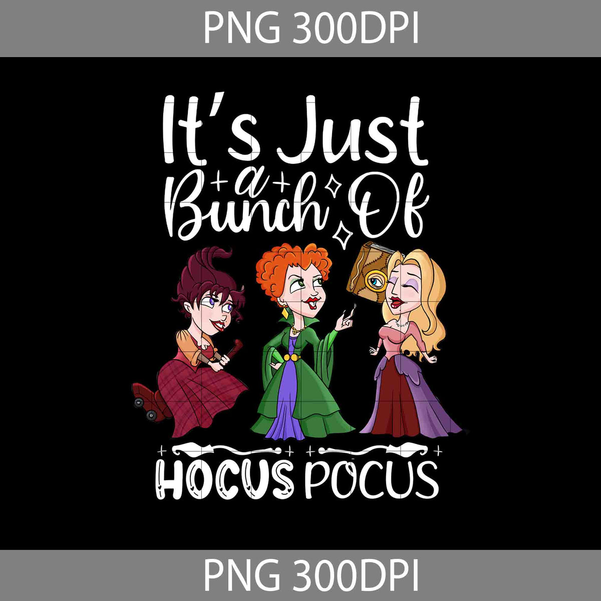 It's Just A Bunch Of Hocus Pocus Png, Hocus Pocus Png, Witches Png ...