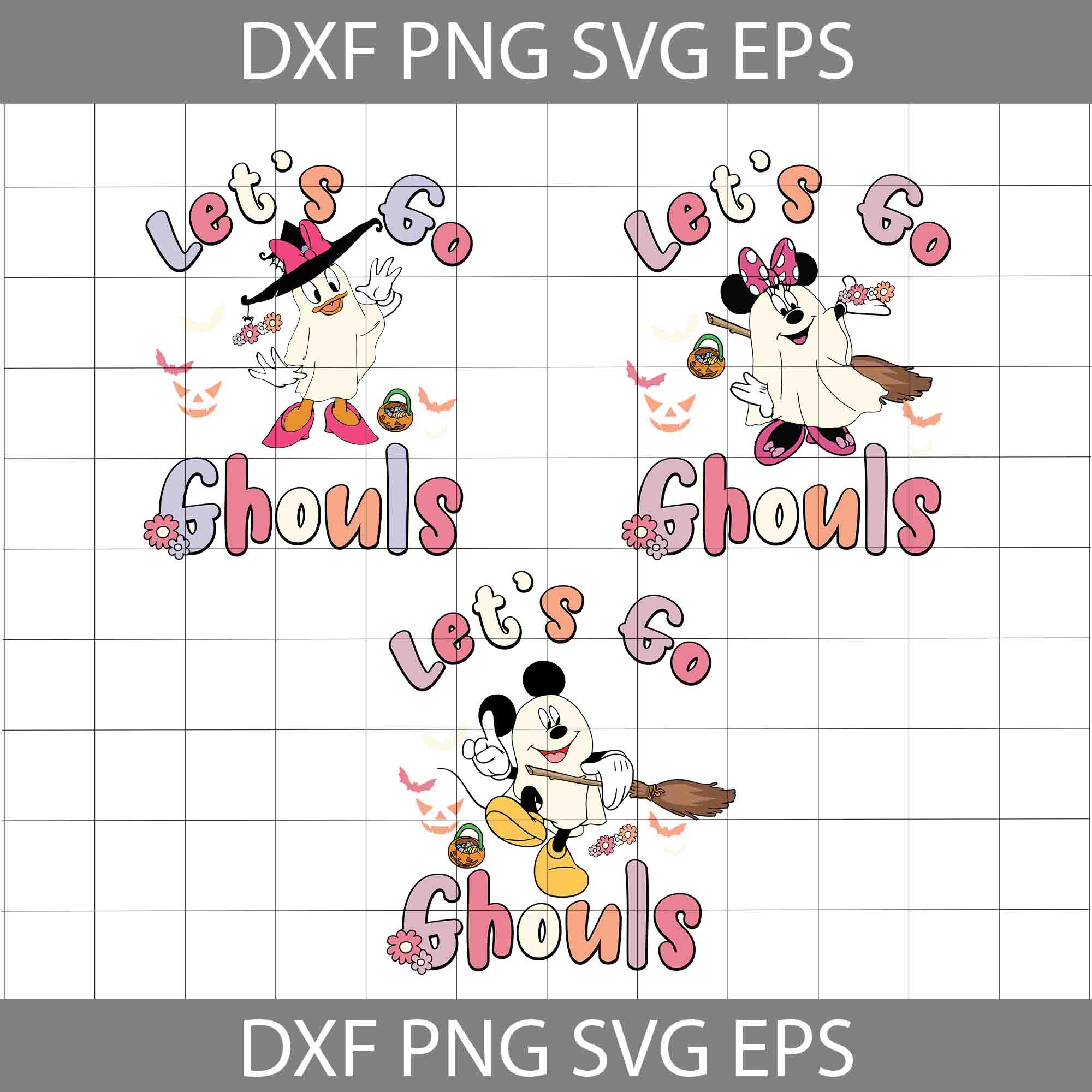 Minnie Mouse SVG, Daisy Duck SVG, Minnie SVG, Mickey Mouse SVG, Minnie  Cricut, PNG, DXF, EPS, Cut Files