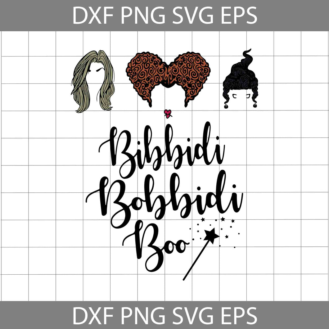 Bibbidi Bobbidi Boo svg, Hocus Pocus svg, Halloween Svg, Cricut File, Clipart, Svg, Png, Eps, Dxf