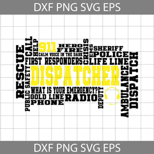 Dispatcher svg, jobs Svg, cricut file, clipart, svg, png, eps, dxf