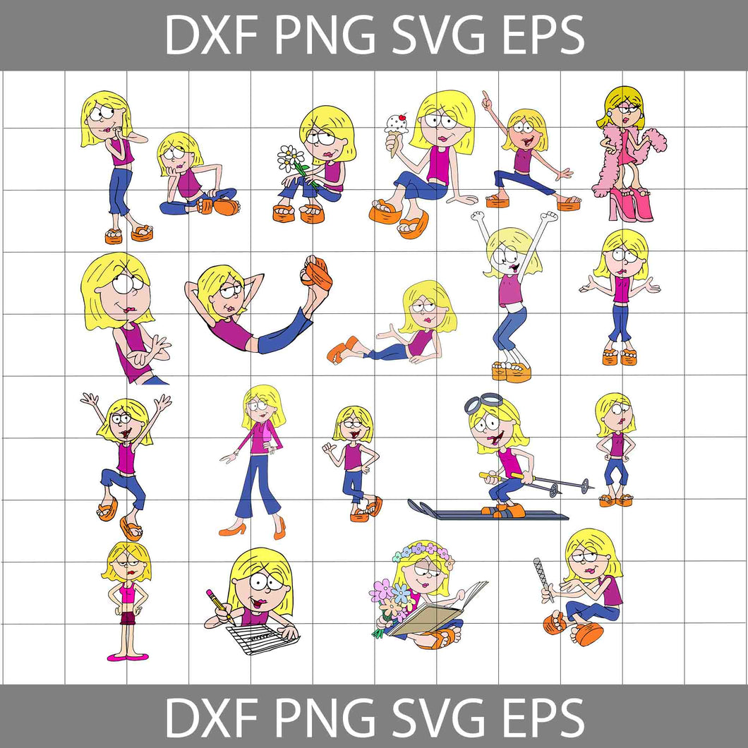 Lizzie mcguire svg, Bundle, Disney SVg, Cricut File, Clipart, Svg, Png, Eps, Dxf