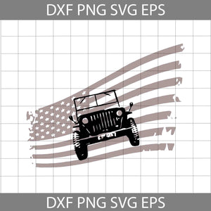 America flag Jeep svg, 4th of july svg, American flag svg, Independence day svg, cricut file, clipart, svg, png, eps, dxf