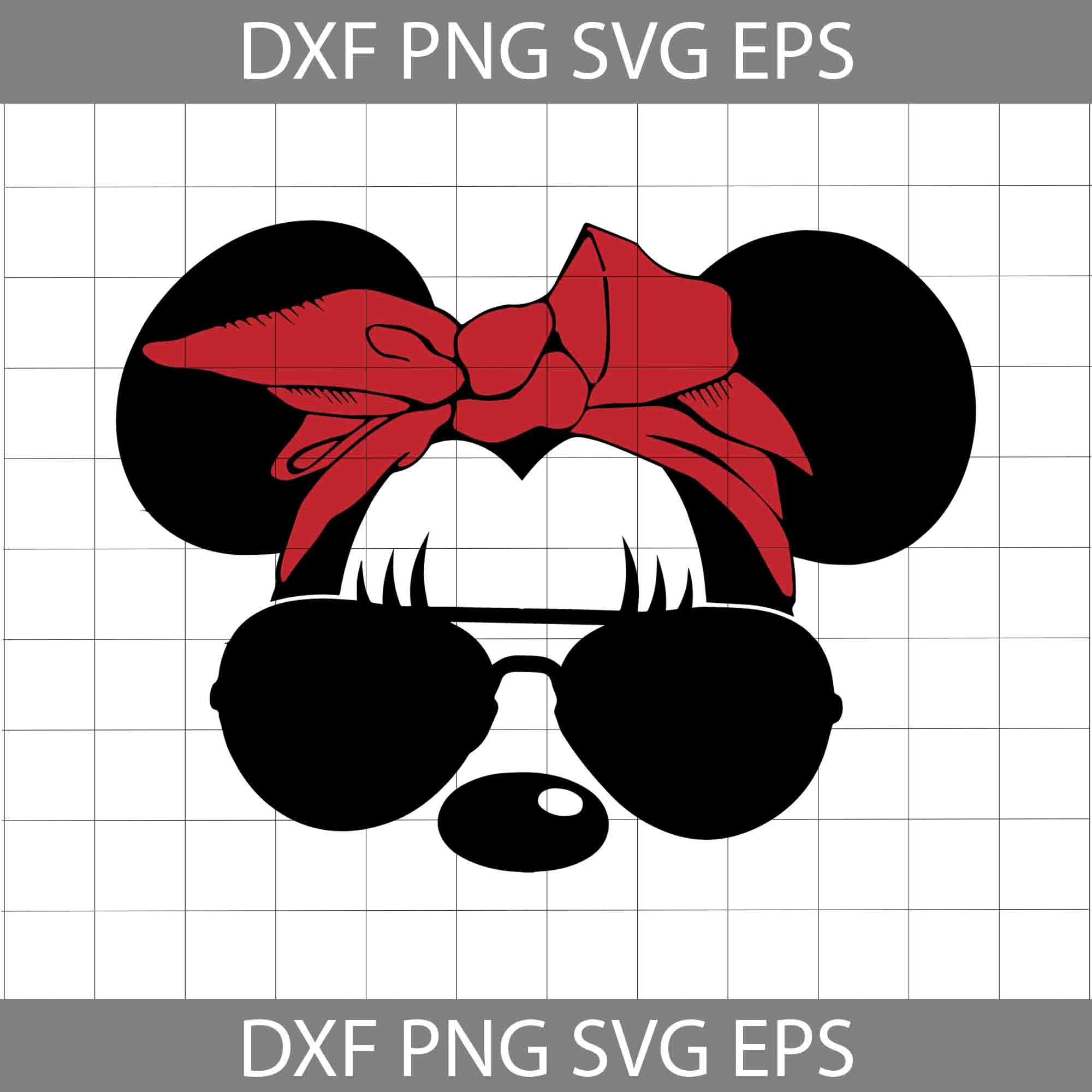 PNG or JPG Files for Printing Mouse With the Cap and Glasses 