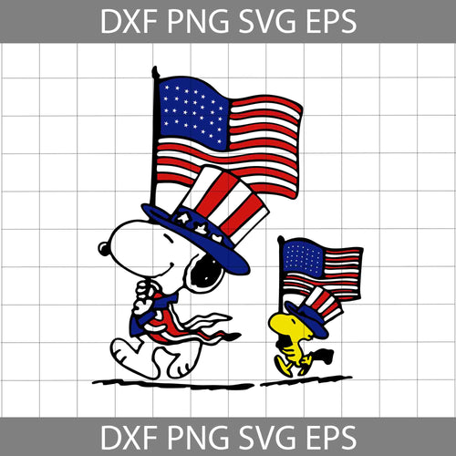 Snoopy And Peanut Svg, Snoopy And Peanut America Flag Svg, Snoopy America Svg, 4th Of July svg, Independence Day Svg, cricut file, clipart, svg, png, eps, dxf