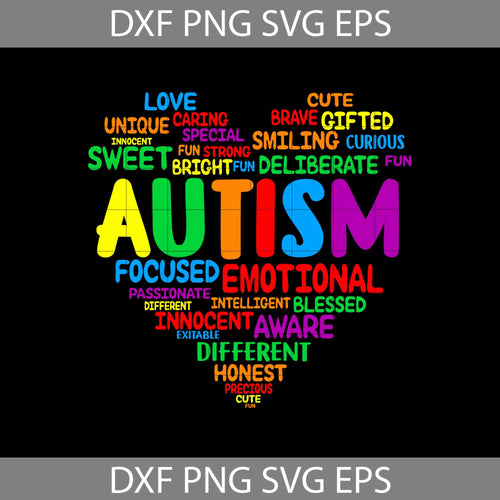 2021 Autism Heart Svg, Autism Svg, awareness svg, cricut file, clipart, svg, png, eps, dxf