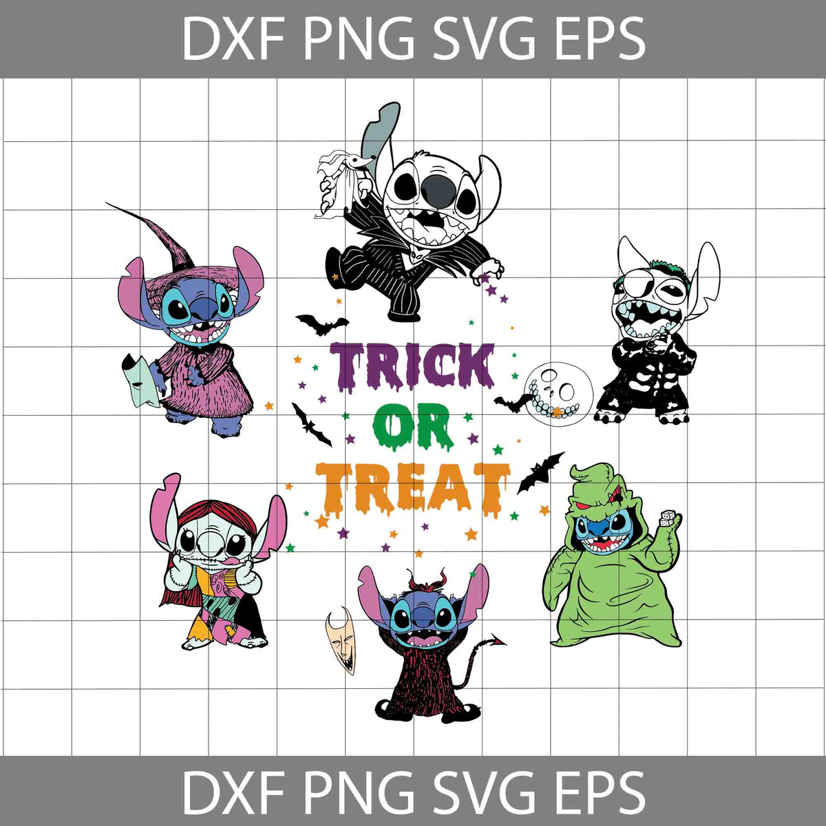 Trick Or Treat Svg, Stitch Inspired Jack Skellington Svg, Lock Svg ...