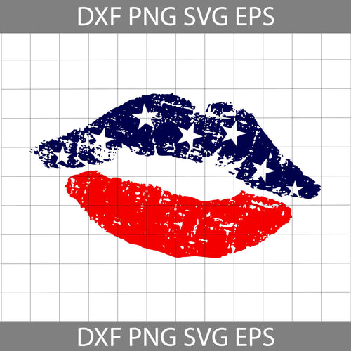 Flag kissing mouth, kiss svg, 4th of july svg, American flag svg, Independence day svg, cricut file, clipart, svg, png, eps, dxf