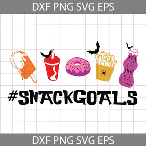 Snack Goals Svg, Halloween Svg, Cricut File, Clipart, Svg, Png, Eps, Dxf