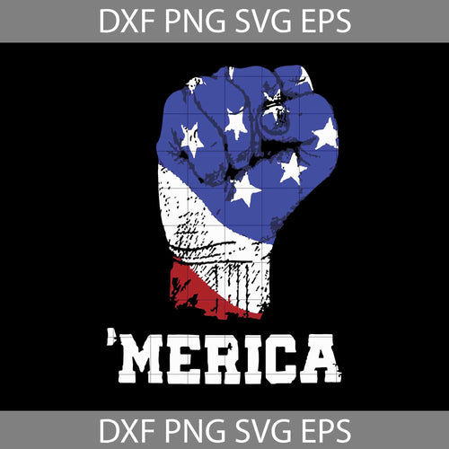 Merica Svg, Merica hand Svg, Patriotic Svg, 4th of july, America svg, Independence day svg, Cricut File, Clipart, svg, png, eps, dxf