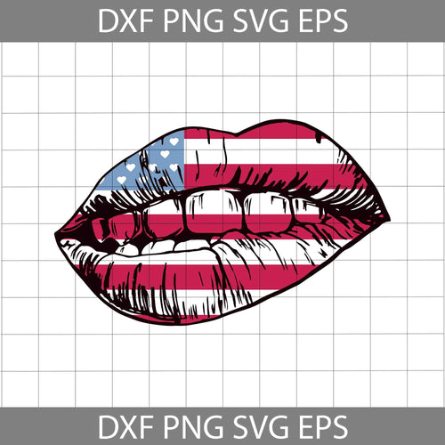 American Flag Lips Svg, American Flag Svg, 4th of July Svg, America flag svg, independnce day svg, cricut file, clipart, svg, png, eps, dxf