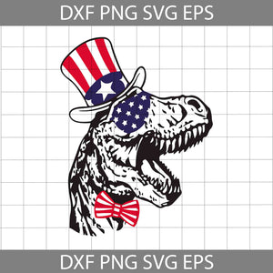 Scary trex 4th of july svg, independence day svg, 4th of july svg, America SVg, Cricut file, clipart, svg, png, eps, dxf