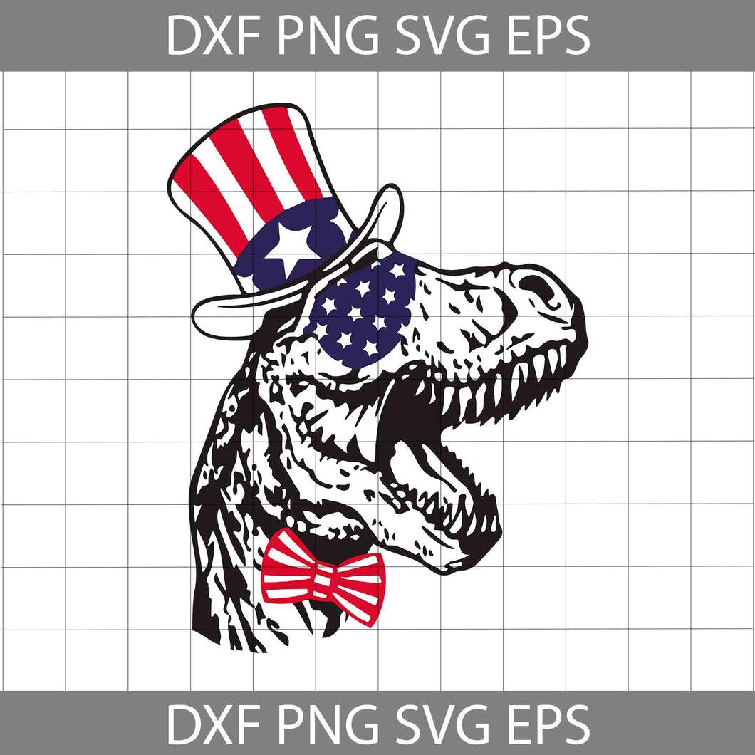 Scary trex 4th of july svg, independence day svg, 4th of july svg, America SVg, Cricut file, clipart, svg, png, eps, dxf