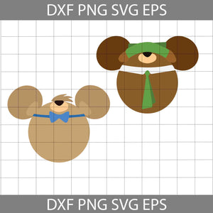 Yogi And Boo Mickey Mouse Ears svg, Disney Svg, Cricut File, Clipart, Svg, Png, Eps, Dxf