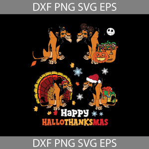 Happy Hallothanksmas Svg, Scar Svg, The Lion King Svg, Halloween Svg, Thanksgiving svg, Christmas svg, Cricut File, Clipart, Svg, Png, Eps, Dxf