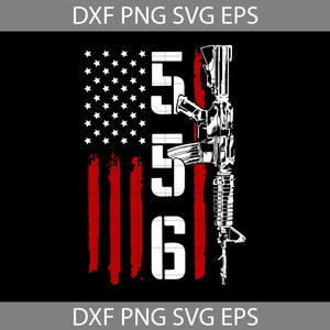 556 AR-15 American Flag svg, American flag svg, 4th of july svg, Independence day svg, cricut file, clipart, svg, png, eps, dxf