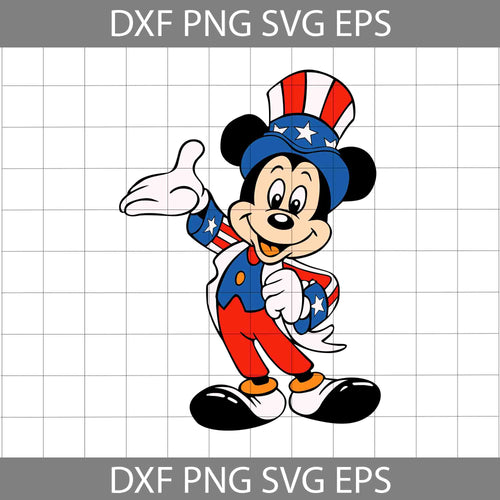 Mickey Mouse 4th of July Svg, 4th of July Svg, Independence day svg, cricut file, clipart, svg, png, eps, dxf