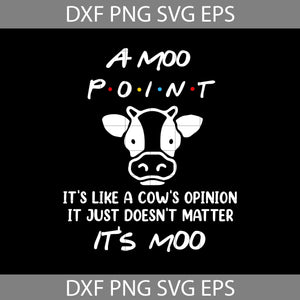 A Moo Point It’s Loke A Cow’s opinion It just doesn't matter it's moo Svg, Cow svg, Animal Svg, cricut file, clipart, svg, png, eps, dxf