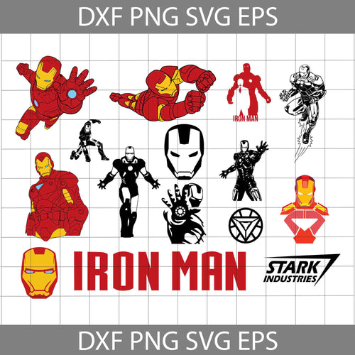 Iron Man Svg, Marvel svg, Superhero svg, Avengers svg, cricut file, clipart, bundle, svg, png, eps, dxf