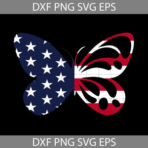 Butterfly Svg, 4th July Svg, American Flag Svg, 4th Of July Svg, Independence Day svg, cricut file, clipart, svg, png, eps, dxf