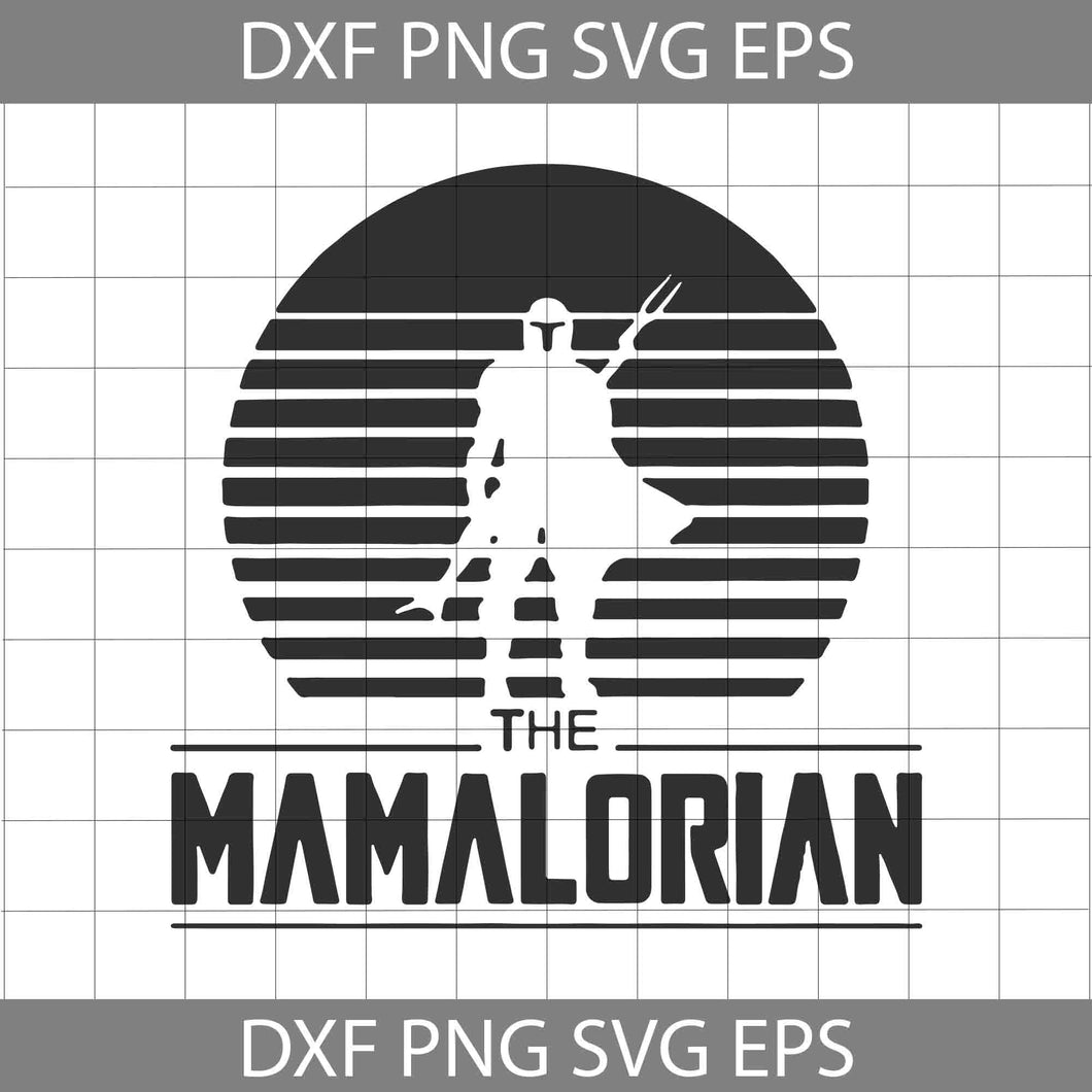 The Mamalorian Svg, Star Wars Svg, mother's day svg, cricut file, clipart, svg, png, eps, dxf