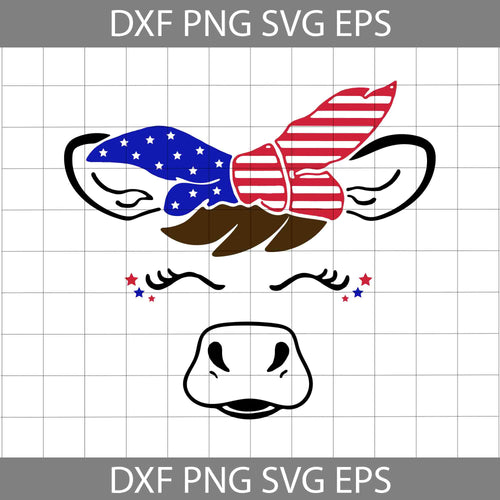 American Heifer Svg, 4th of July Svg, Independence day svg, cricut file, clipart, svg, png, eps, dxf