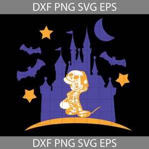 Mickey Mouse Castle Svg, Halloween Svg, Cricut File, Clipart, Svg, Png, Eps, Dxf