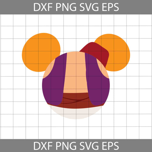 Aladdin Mickey Mouse Ears Svg, Disney Svg, Cricut File, Clipart, SVg, Png, Eps, Dxf