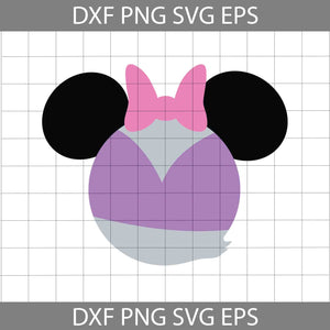 Daisy Duck Mickey Mouse Head svg, Disney Svg, Cricut File, Clipart, Svg, Png, Eps, Dxf