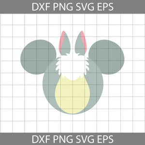Thumper Mickey Mouse Ears svg, Disney svg, Cricut File, Clipart, Svg, Png, Eps, Dxf