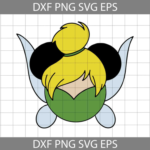 Tinkerbell Mickey Mouse Ears Svg, Disney Svg, Cricut File, Clipart, Svg, Png, Eps, Dxf