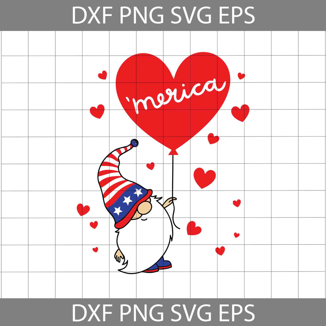 Patriotic gnomes Svg, Merica svg, 4th of July Svg, American Flag Svg, Independence day svg, Cricut File, Clipart, svg, png, eps, dxf