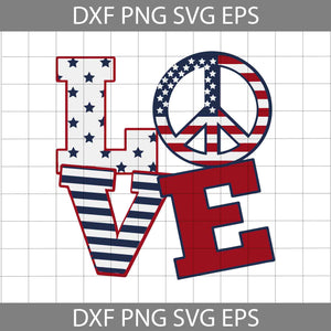 Patriotic Love, 4th of July Svg, American Flag Svg, Independence day svg, Cricut File, Clipart, svg, png, eps, dxf