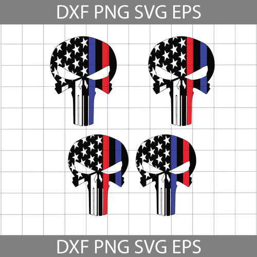 Punisher Skull svg, America Skull Svg, 4th of July svg, bundle, America SVg, cricut file, clipart, svg, png, eps, dxf