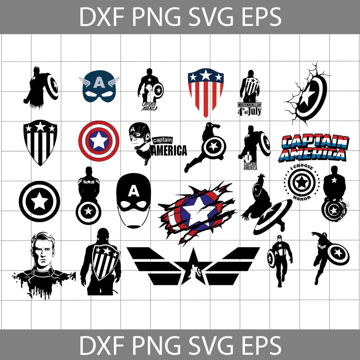 Captain america svg, Marvel Svg, cartoon Svg, cricut file, clipart ...