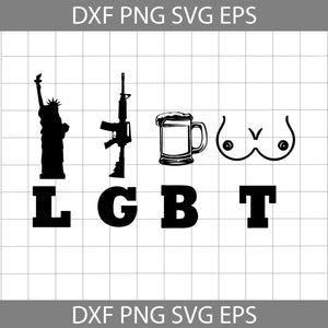 Liberty Guns Beer Tits LGBT Svg, LGBT pride svg, Lesbian Pride svg, gay pride svg, cricut file, clipart, svg, png, eps, dxf