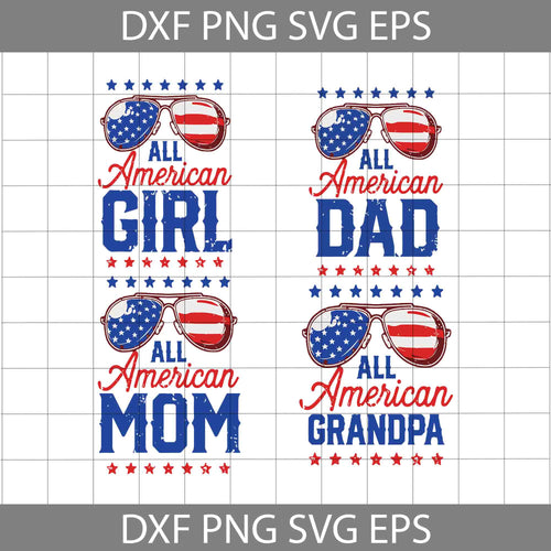 Family, 4th of July Svg, American Flag Svg, Independence day svg, Bundle, Cricut File, Clipart, svg, png, eps, dxf