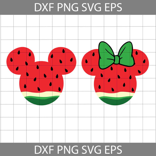 Watermelon Mickey Svg, Watermelon Svg,Fruits Svg, Summer Svg, Mickey Svg, Disney Svg, cricut file, clipart, bundle, svg, png, eps, dxf