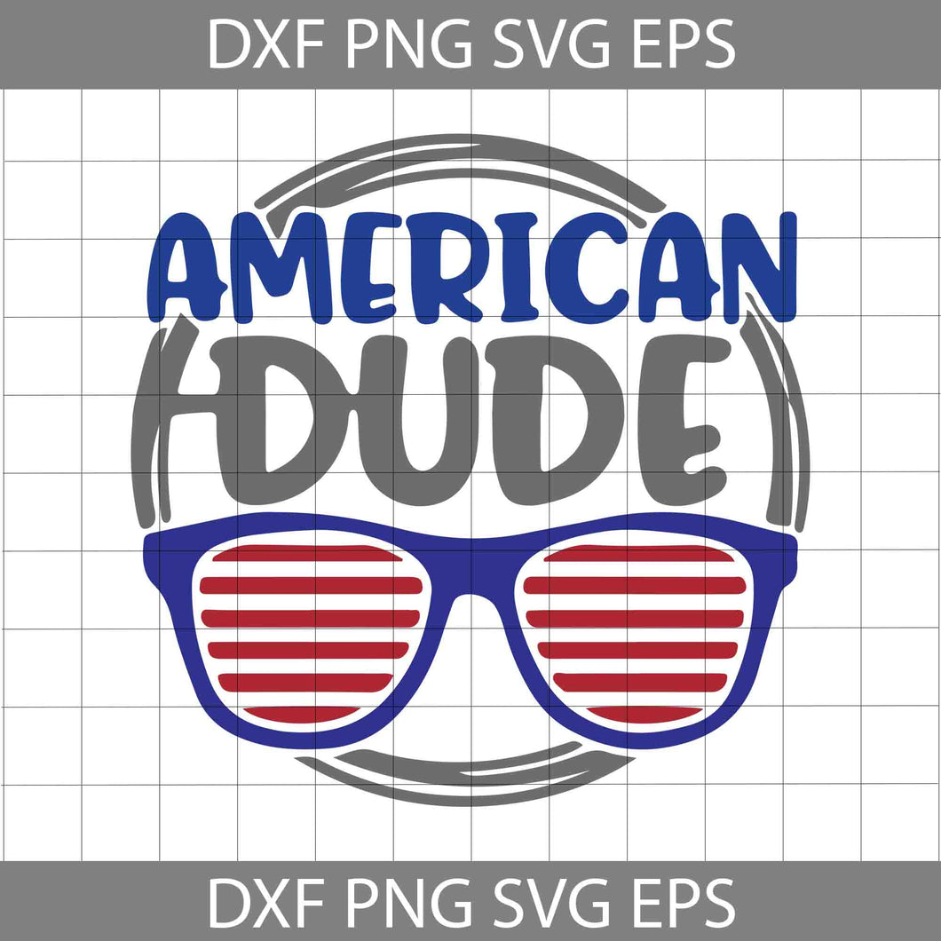 American Dude svg, Sunglasses Svg, 4th of July Svg, American Flag Svg, Independence day svg, Cricut File, Clipart, svg, png, eps, dxf