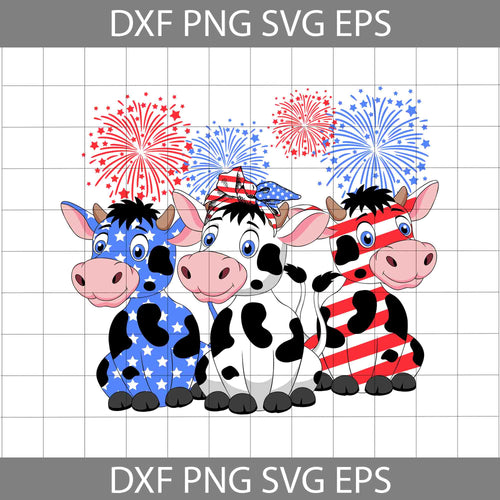 Funny Cow Flag svg, America Svg, 4th of July Svg, Cricut file, clipart, svg, png, eps, dxf